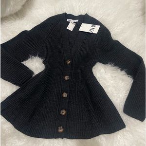 Zara new tapered waist sweater